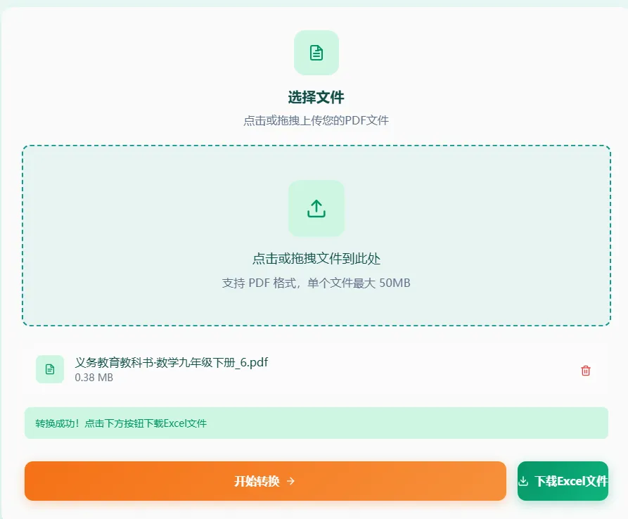开始转换
